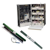 Водно-химическая экспресс-лаборатория ВХЭЛ-1 в малой укладке предназначена для проведения аналитического химического контроля на теплоэнергетических и водоёмких предприятиях. Изделие позволяет проводить определения по 12 показателям.