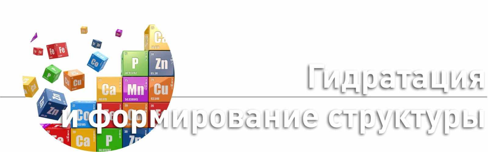 Гидратация и формирование структуры