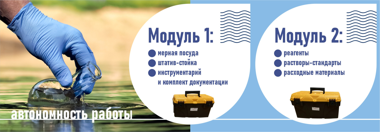 Полевая лаборатория анализа воды НКВ-1: оперативный контроль качества воды там, где нет розетки и водопровода