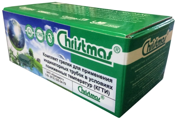 Комплект грелки для работы с индикаторными трубками в условиях пониженных температур